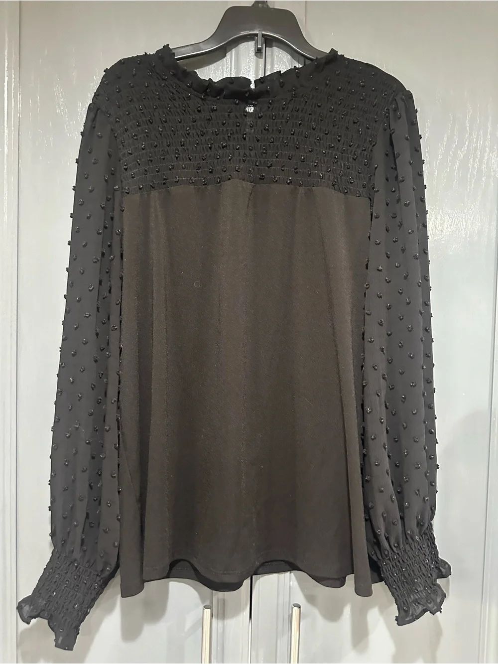 Adrianna Papell Long Sleeve Top L